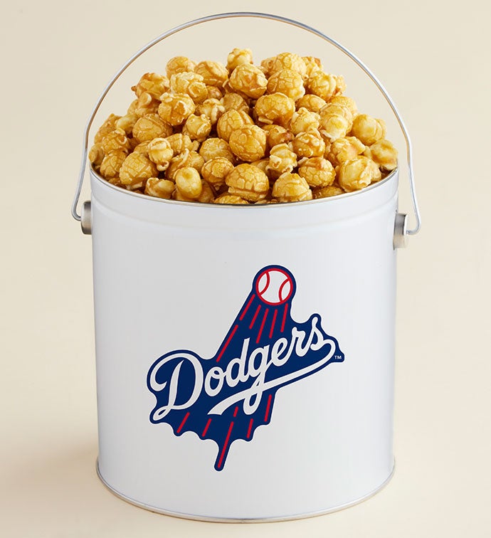 1 Gallon Los Angeles Dodgers - Caramel Popcorn Tin
